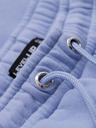 Ombre Clothing Unisex teplákové šortky so žebrovaným pásom - levanduľová V9 OU-SRBC-0101 Ombre Clothing
