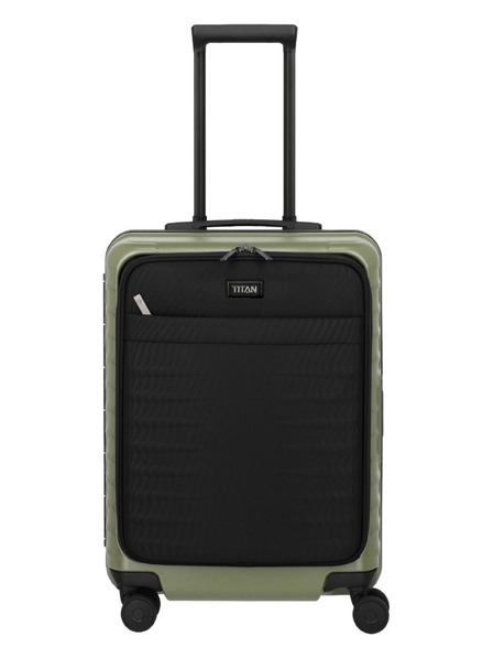 Titan Cestovný kufor Titan Overseas S Front pocket Forest green