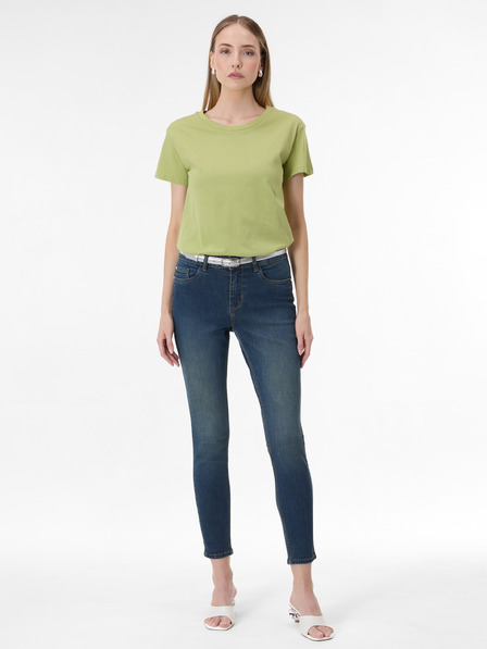 Orsay Tmavomodré dámske džínsy skinny fit ORSAY