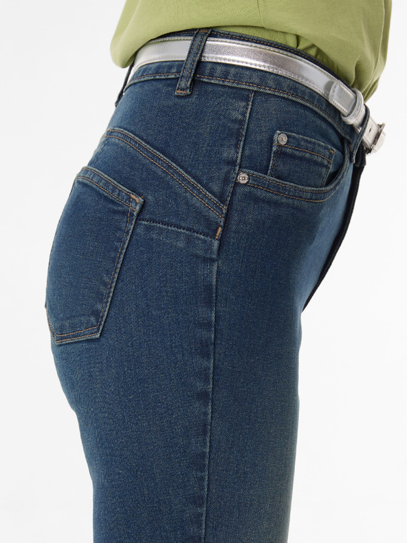Orsay Tmavomodré dámske džínsy skinny fit ORSAY