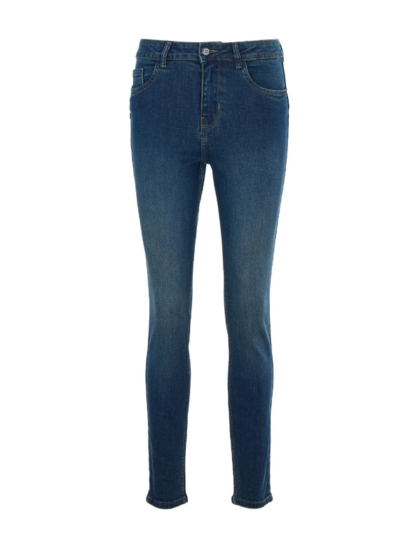 Orsay Tmavomodré dámske džínsy skinny fit ORSAY