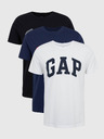 GAP Tričko s logom Gap 3 ks GAP