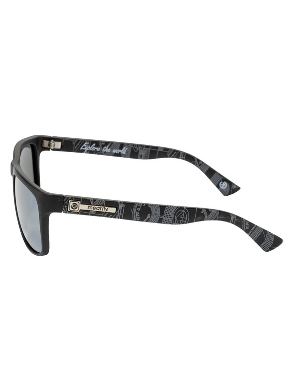 Meatfly Meatfly slnečné okuliare Ronnie Polarized Blueprint / Black