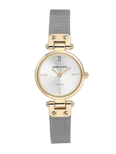 Anne Klein Dámske okrúhle hodinky Anne Klein mesh AK/3003SVTT