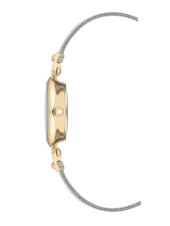 Anne Klein Dámske okrúhle hodinky Anne Klein mesh AK/3003SVTT