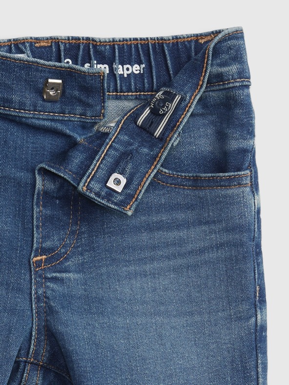 GAP Detské džínsy slim taper stretch GAP
