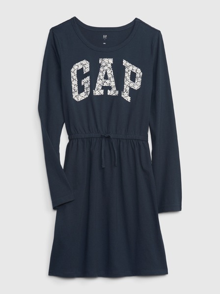 GAP Detské šaty s logom GAP
