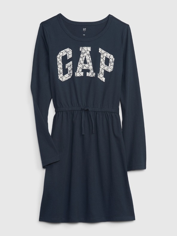 GAP Detské šaty s logom GAP