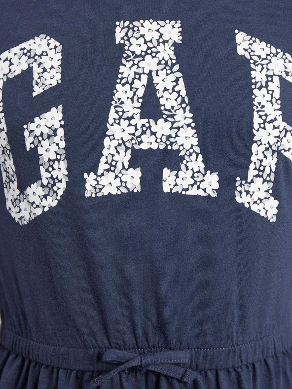 GAP Detské šaty s logom GAP