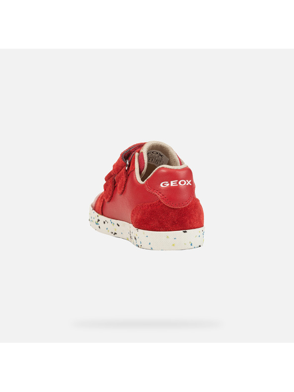 Geox Červené chlapčenské tenisky Geox Kilwi