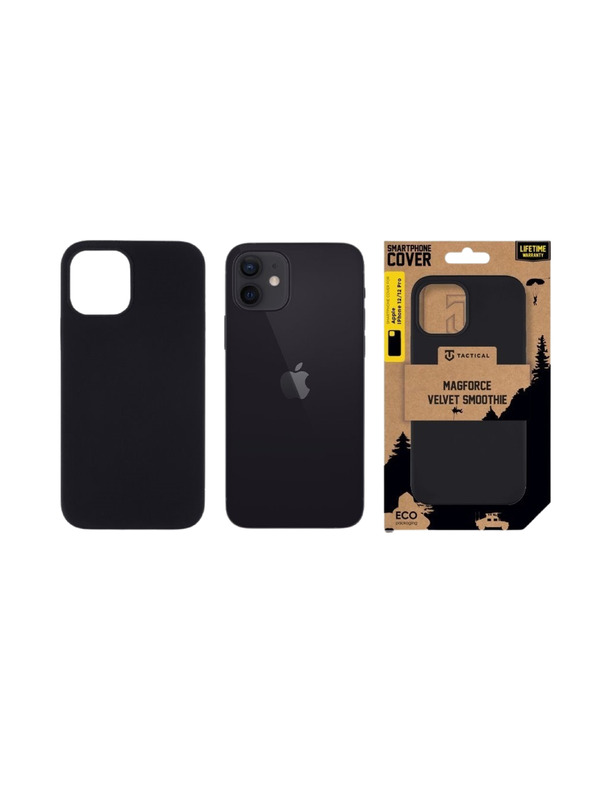 Tactical Tactical MagForce Velvet Smoothie Kryt pre Apple iPhone 12/12 Pro Asphalt