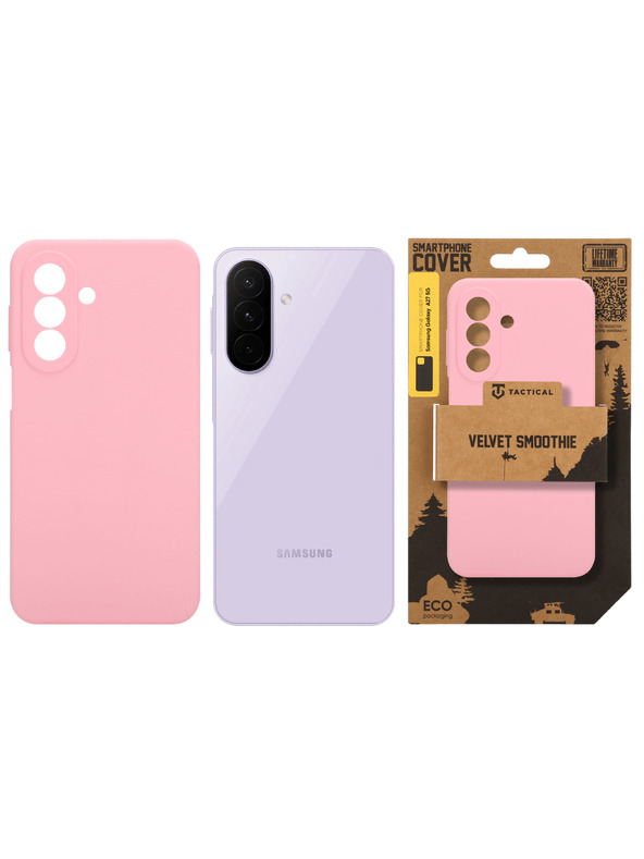 Tactical Tactical Velvet Smoothie Kryt pre Samsung Galaxy A27 5G Pink Panther