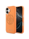 Guess Guess PU Perforated 4G Logo MagSafe Zadný Kryt pre iPhone 17 Orange