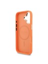 Guess Guess PU Perforated 4G Logo MagSafe Zadný Kryt pre iPhone 17 Orange