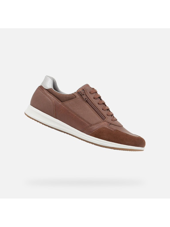 Geox Hnedé pánske tenisky Geox Avery