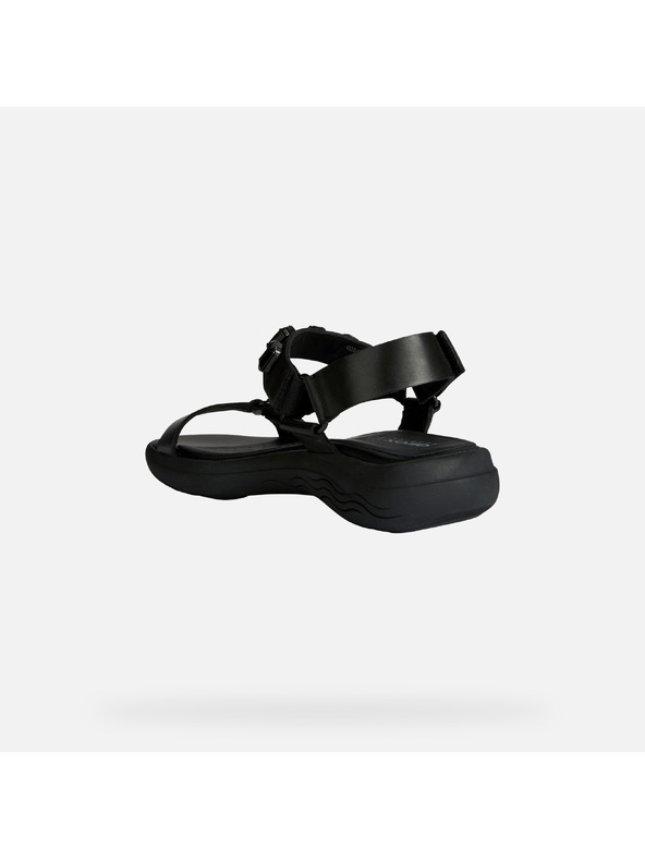 Geox Čierne dámske sandále Geox Spherica EC5W