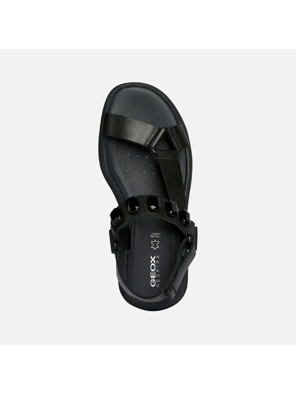 Geox Čierne dámske sandále Geox Spherica EC5W