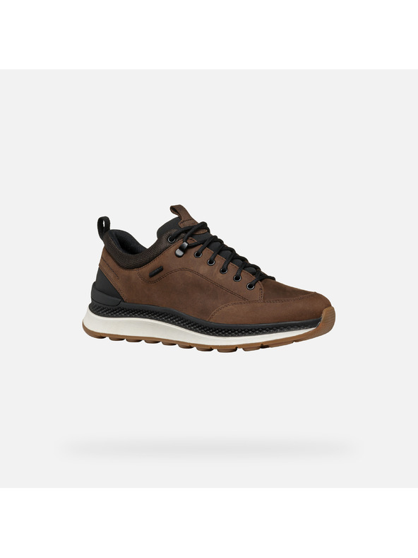 Geox Hnedé pánske tenisky Geox Spherica Actif X2