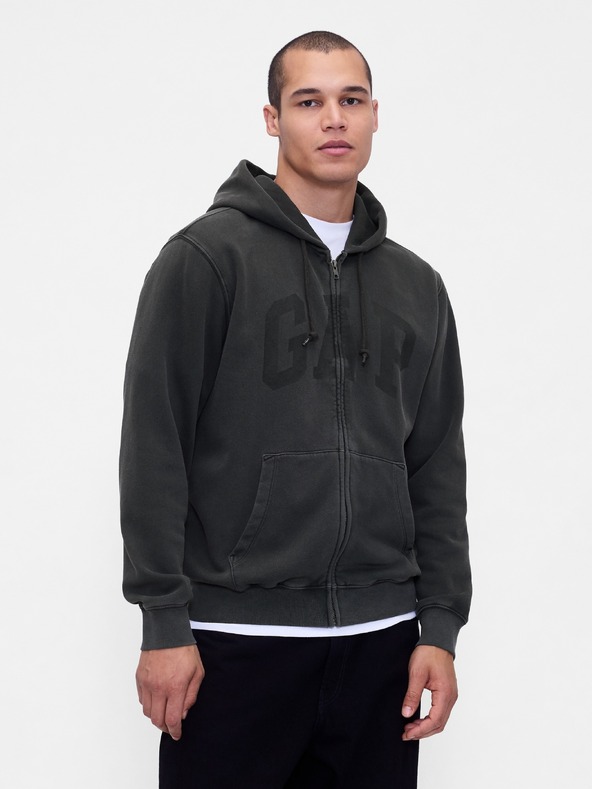 GAP Mikina s logom VintageSoft unisex GAP