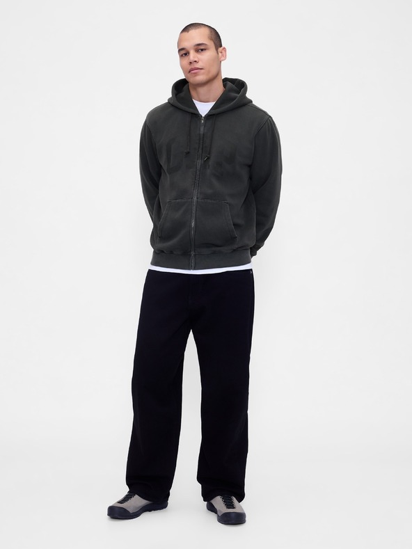 GAP Mikina s logom VintageSoft unisex GAP