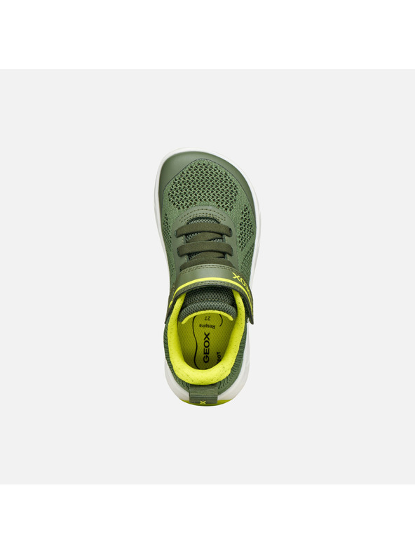 Geox Zelené chlapčenské barefoot tenisky Geox Foot-Run