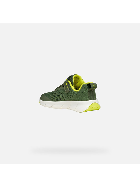 Geox Zelené chlapčenské barefoot tenisky Geox Foot-Run