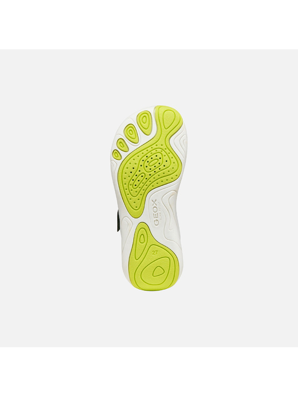 Geox Zelené chlapčenské barefoot tenisky Geox Foot-Run