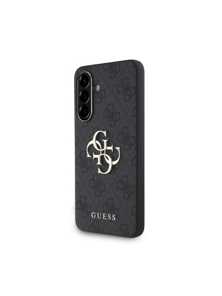 Guess Guess PU 4G Metal Logo Zadný Kryt pre Samsung Galaxy A36 Grey