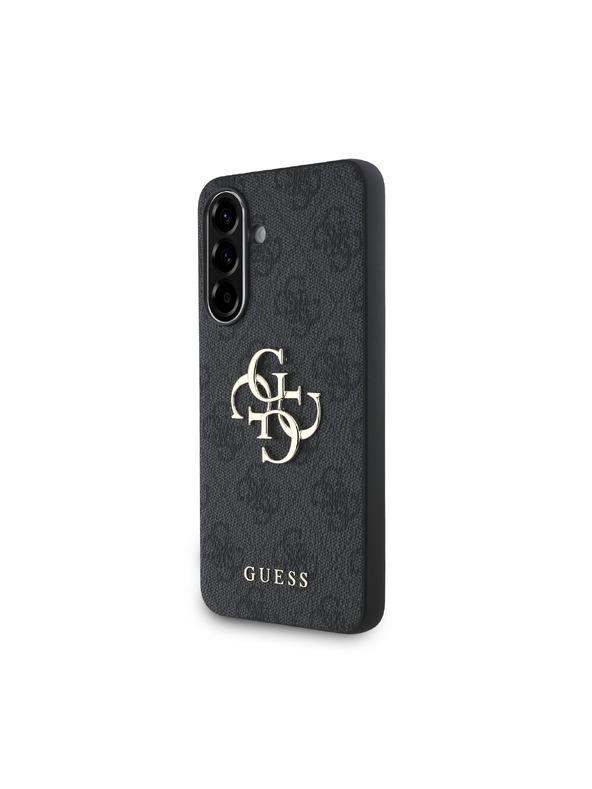 Guess Guess PU 4G Metal Logo Zadný Kryt pre Samsung Galaxy A36 Grey