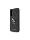 Guess Guess PU 4G Metal Logo Zadný Kryt pre Samsung Galaxy A36 Grey