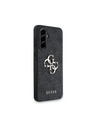 Guess Guess PU 4G Metal Logo Zadný Kryt pre Samsung Galaxy A36 Grey