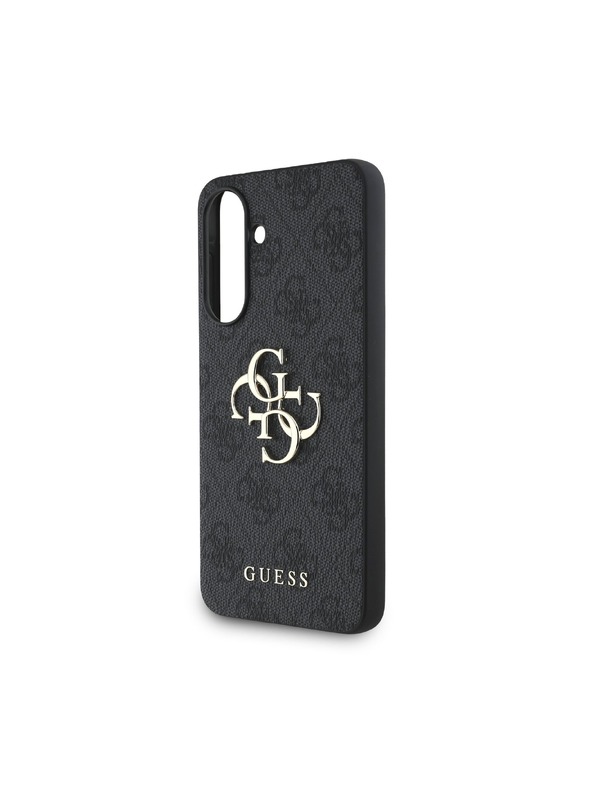 Guess Guess PU 4G Metal Logo Zadný Kryt pre Samsung Galaxy A36 Grey