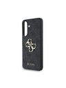 Guess Guess PU 4G Metal Logo Zadný Kryt pre Samsung Galaxy A36 Grey