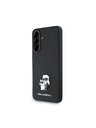 Karl Lagerfeld Karl Lagerfeld PU Saffiano Metal Karl and Choupette Zadný Kryt pre Samsung Galaxy A56 Black