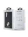 Karl Lagerfeld Karl Lagerfeld PU Saffiano Metal Karl and Choupette Zadný Kryt pre Samsung Galaxy A56 Black