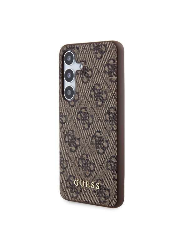 Guess Guess 4G Zadný Kryt pre Samsung Galaxy S24 Brown