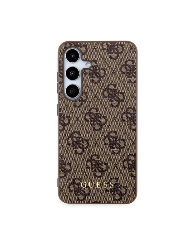 Guess Guess 4G Zadný Kryt pre Samsung Galaxy S24 Brown
