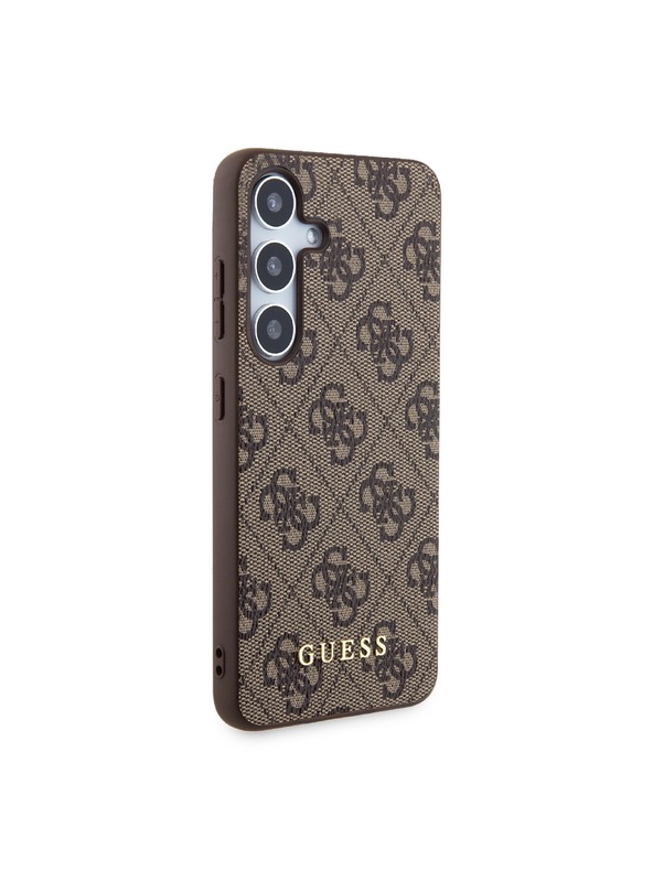 Guess Guess 4G Zadný Kryt pre Samsung Galaxy S24 Brown