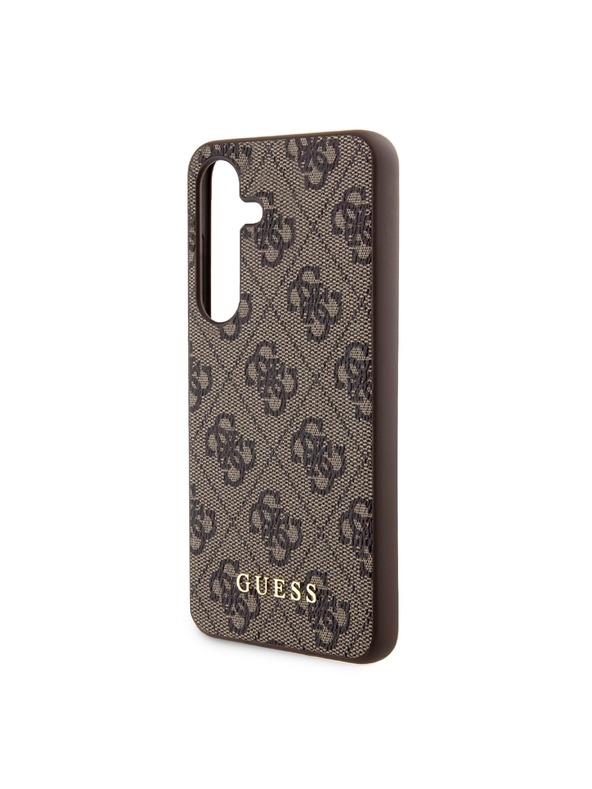 Guess Guess 4G Zadný Kryt pre Samsung Galaxy S24 Brown