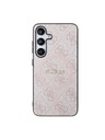 Guess Guess PU Leather 4G Colored Ring MagSafe Zadný Kryt pre Samsung Galaxy S24 Pink