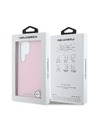 Karl Lagerfeld Karl Lagerfeld PU Saffiano Metal Logo and Frame Zadný Kryt pre Samsung Galaxy S25 Ultra Pink