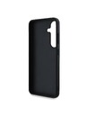 Guess Guess PU 4G kovové logo zadný kryt pre Samsung Galaxy S25+ hnedý