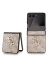 Guess Guess PU 4G Metal Logo Zadný Kryt pre Samsung Galaxy Z Flip 7 Pink