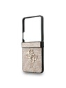 Guess Guess PU 4G Metal Logo Zadný Kryt pre Samsung Galaxy Z Flip 7 Pink