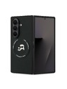 Karl Lagerfeld Karl Lagerfeld PU Karl and Choupette Heads Magnetic Zadný Kryt pre Samsung Galaxy Z Fold 7 Black