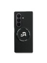 Karl Lagerfeld Karl Lagerfeld PU Karl and Choupette Heads Magnetic Zadný Kryt pre Samsung Galaxy Z Fold 7 Black