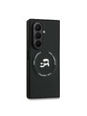 Karl Lagerfeld Karl Lagerfeld PU Karl and Choupette Heads Magnetic Zadný Kryt pre Samsung Galaxy Z Fold 7 Black