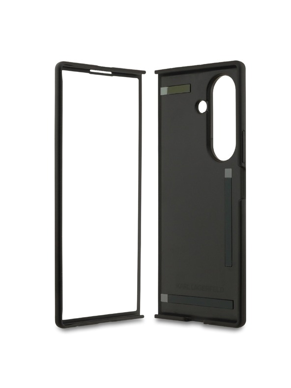 Karl Lagerfeld Karl Lagerfeld PU Karl and Choupette Heads Magnetic Zadný Kryt pre Samsung Galaxy Z Fold 7 Black