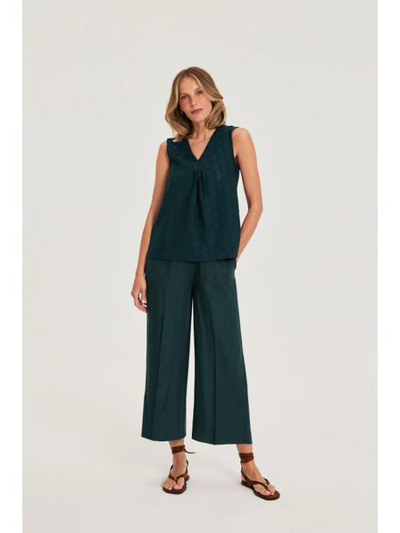 Moodo Culottes nohavice zelené Moodo