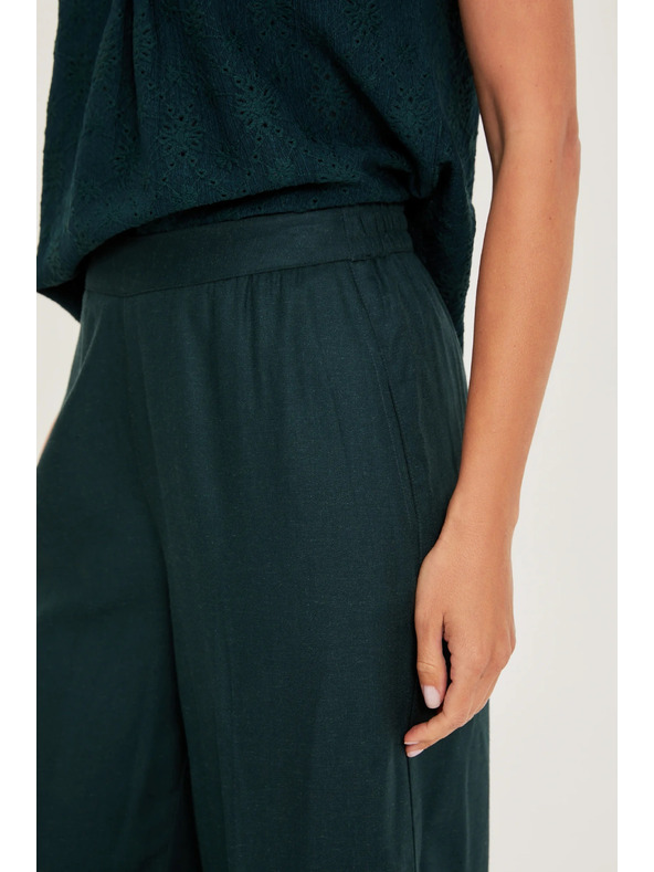 Moodo Culottes nohavice zelené Moodo